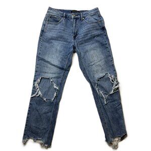 Insane Gene Distressed Ripped Knee Jeans Size 5 (Waist 26)
